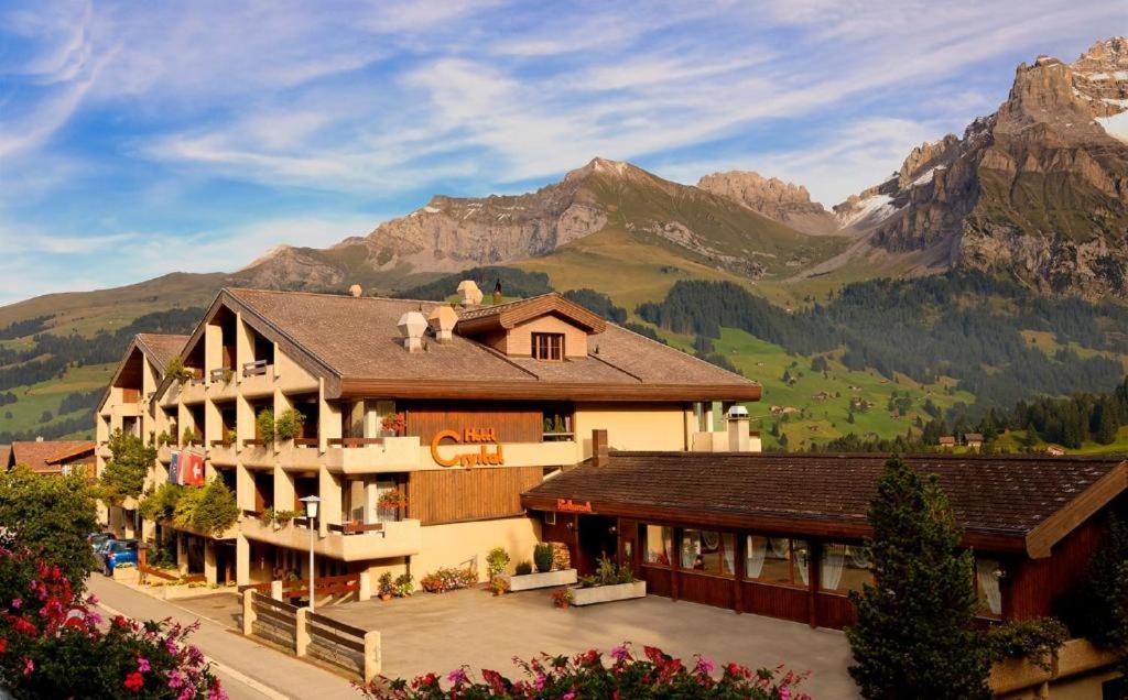 FeWo Fernsicht Crystal Adelboden Exterior foto
